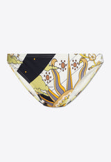 Tory Burch Graphic Print Bikini Bottoms Multicolor 156334 0-401
