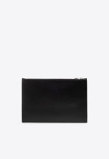 Alexander McQueen Studded Leather Pouch Bag Black 560472 1AAQ2-1000