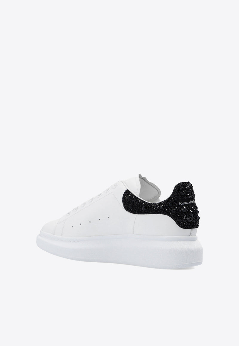 Alexander McQueen Oversized Chunky Leather Sneakers White 662654 WIA4U-9581