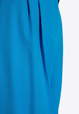 Alexander McQueen Wide-Leg Tailored Pants Blue 705526 QJAAC-4228