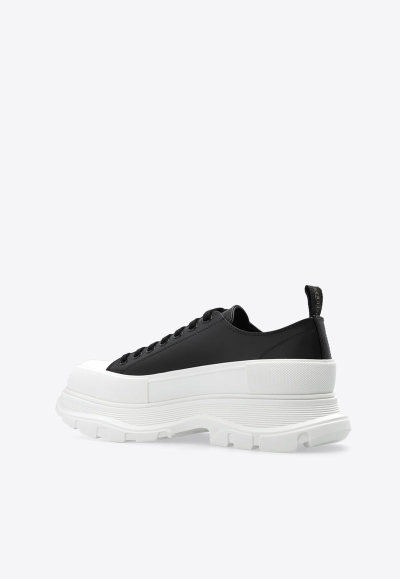 Alexander McQueen Tread Slick Platform Sneakers Black 777961 WIAT6-1680