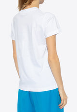 Alexander McQueen Logo Print T-shirt White 781403 QZALT-0900
