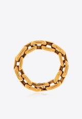 Alexander McQueen Logo-Engraved Peak Chain Bracelet Gold 780963 J160K-8500