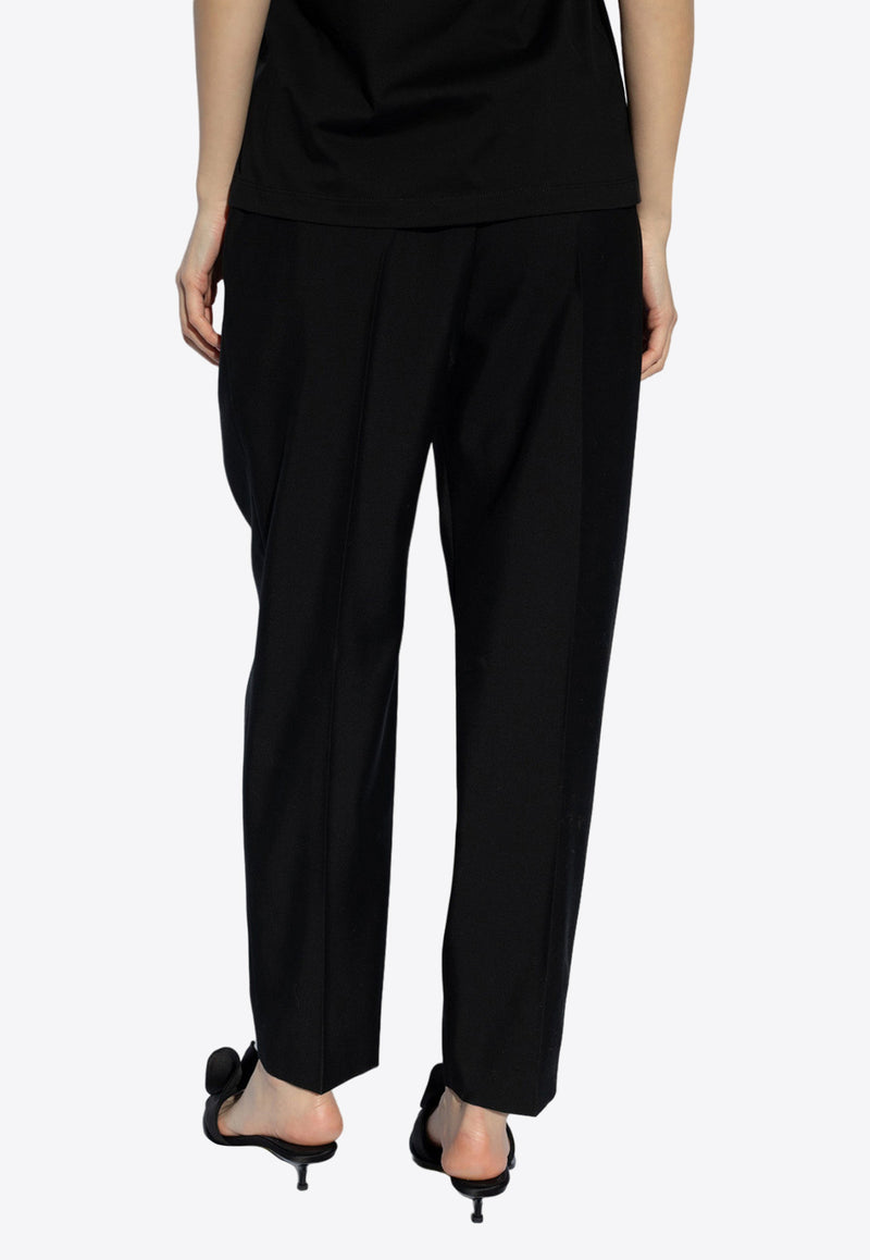 Alexander McQueen Tapered-Leg Tailored Pants Black 780719 QJACX-1000