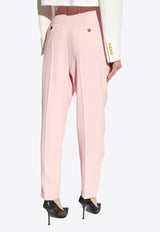 Alexander McQueen High-Rise Tailored Pants Pink 780720 QEAAA-5067