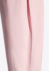 Alexander McQueen High-Rise Tailored Pants Pink 780720 QEAAA-5067