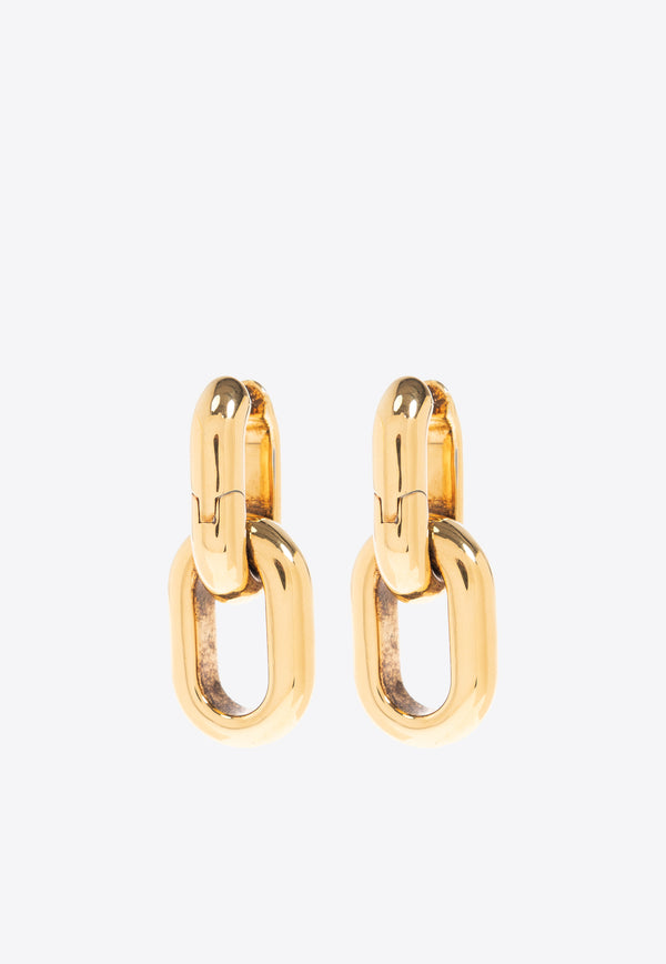 Alexander McQueen Peak Oversized Chain Earrings Gold 780966 J160K-8500
