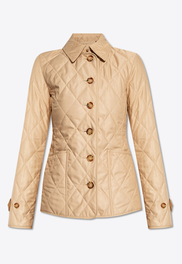 Burberry Quilted Thermoregulated Lightweight Jacket Beige 8049868 A4170-NEW CHINO