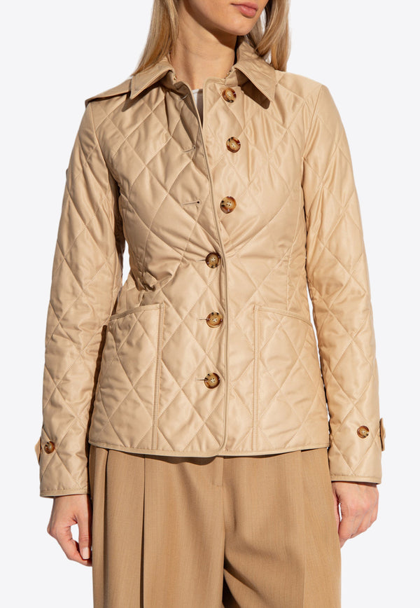 Burberry Quilted Thermoregulated Lightweight Jacket Beige 8049868 A4170-NEW CHINO