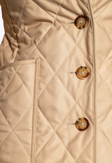 Burberry Quilted Thermoregulated Lightweight Jacket Beige 8049868 A4170-NEW CHINO