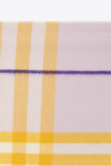 Burberry Check Pattern Cashmere Scarf Purple 8079556 B7312-HAZE