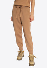 Burberry Cropped Knitted Track Pants Brown 8079371 A1420-CAMEL