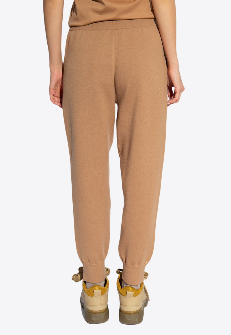 Burberry Cropped Knitted Track Pants Brown 8079371 A1420-CAMEL