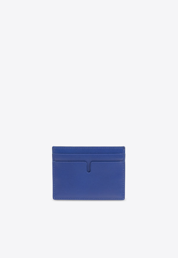 Burberry Embossed EKD Leather Cardholder Blue 8079465 B7323-KNIGHT