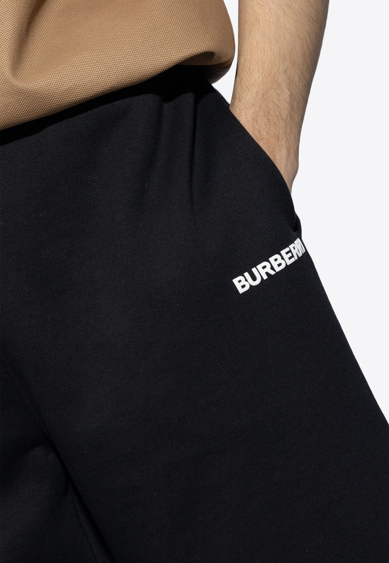 Burberry Logo Print Casual Shorts Black 8083152 A1189-BLACK