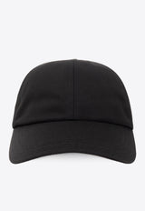 Burberry Logo Embroidered Baseball Cap Black 8083524 A1189-BLACK