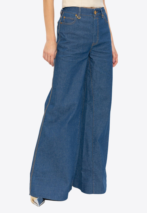 Zimmermann Matchmaker Wide-Leg Jeans Blue 8793PMAT 0-RWBLU