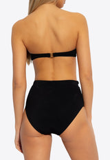 Zimmermann Alight High-Waist Bikini Bottoms Black 9190WR241B 0-NOR