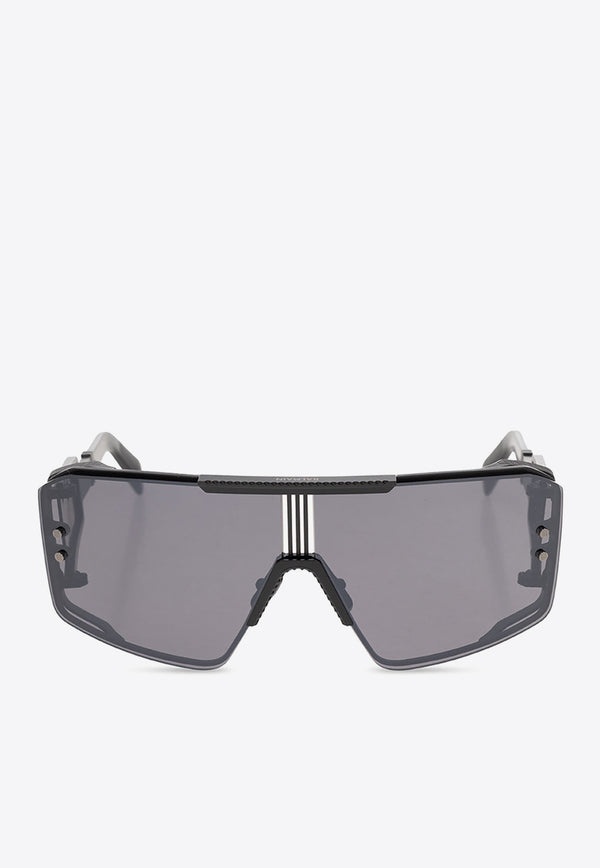 Balmain Le Masque Full-Rim Sunglasses Gray BPS-146B-147 0-0