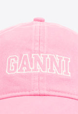 GANNI Logo Embroidered Baseball Cap A5529 5890-483