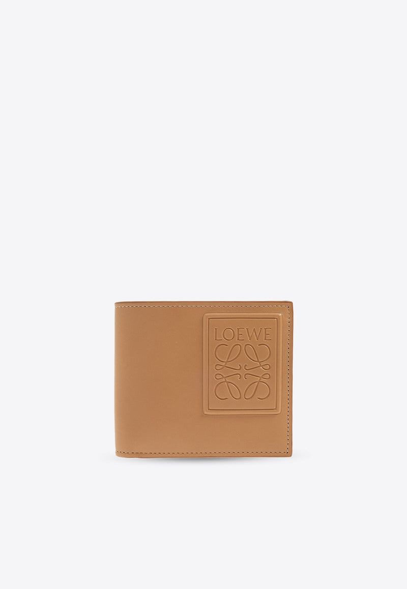 Loewe Debossed Logo Patch Bifold Wallet C565302X02 0-WARM DESERT