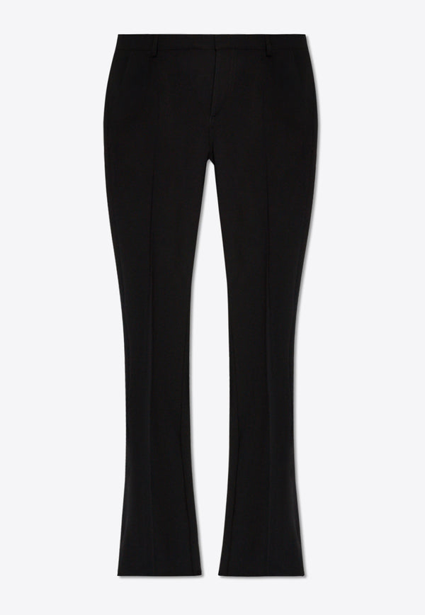 Balmain Straight-Leg Tailored Pants Black CH1PP075 VD59-0PA