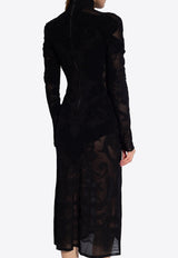 Balmain Baroque Fine Knit Dress
 CF1RL180 KF61-0PA