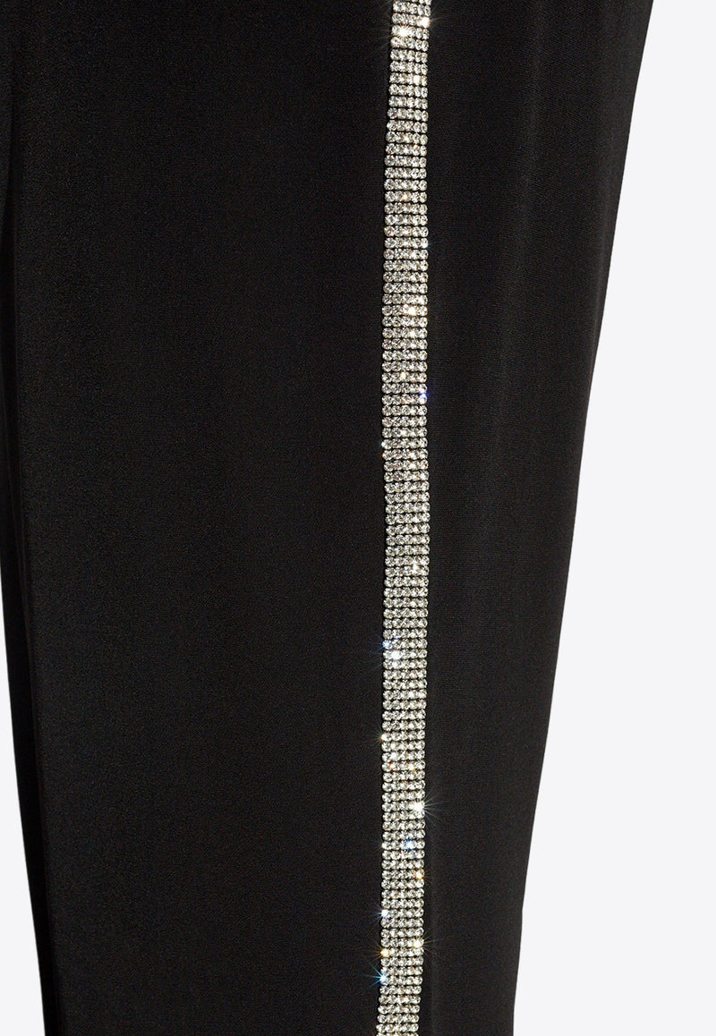 Balmain Straight-Leg Crystal-Embroidered Pants
 CH1PM030 PC15-EHV