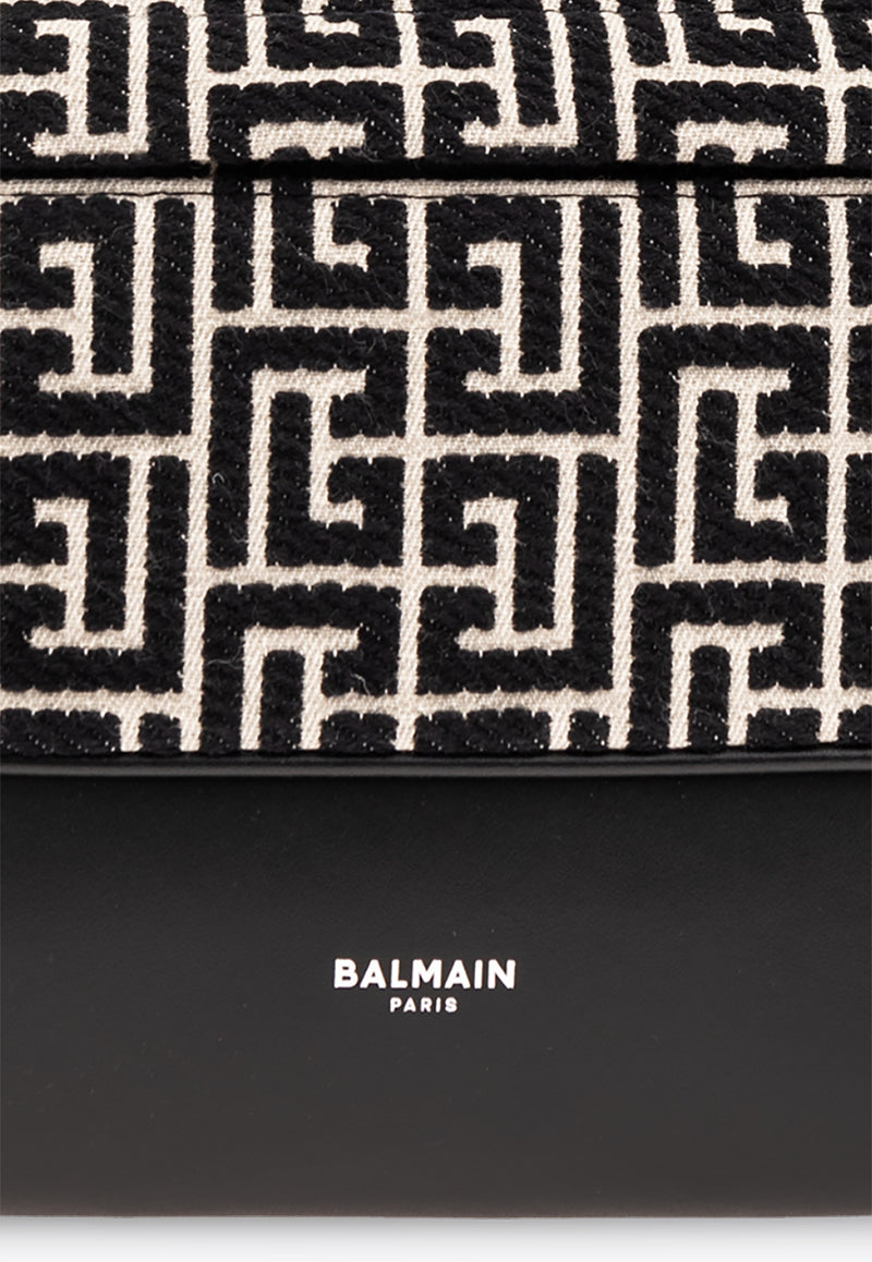 Balmain Jacquard Monogram Pattern Backpack CM1GE150 TJMY-GFE
