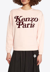 Kenzo Logo-Printed Crewneck Sweatshirt FE52SW127 4MF-34