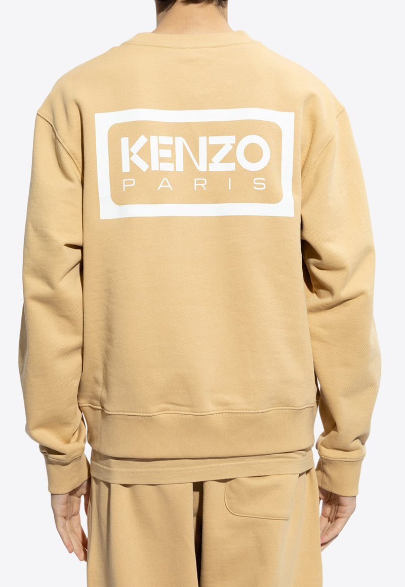 Kenzo Logo-Printed Crewneck Sweatshirt FE55SW181 4MG-12