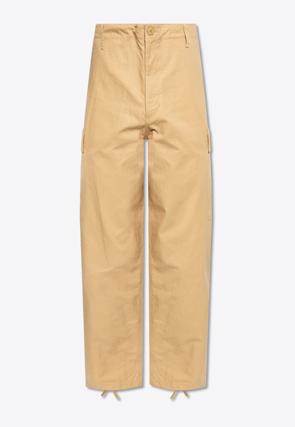 Kenzo Logo-Patched Cargo Pants FE55PA242 9DL-12