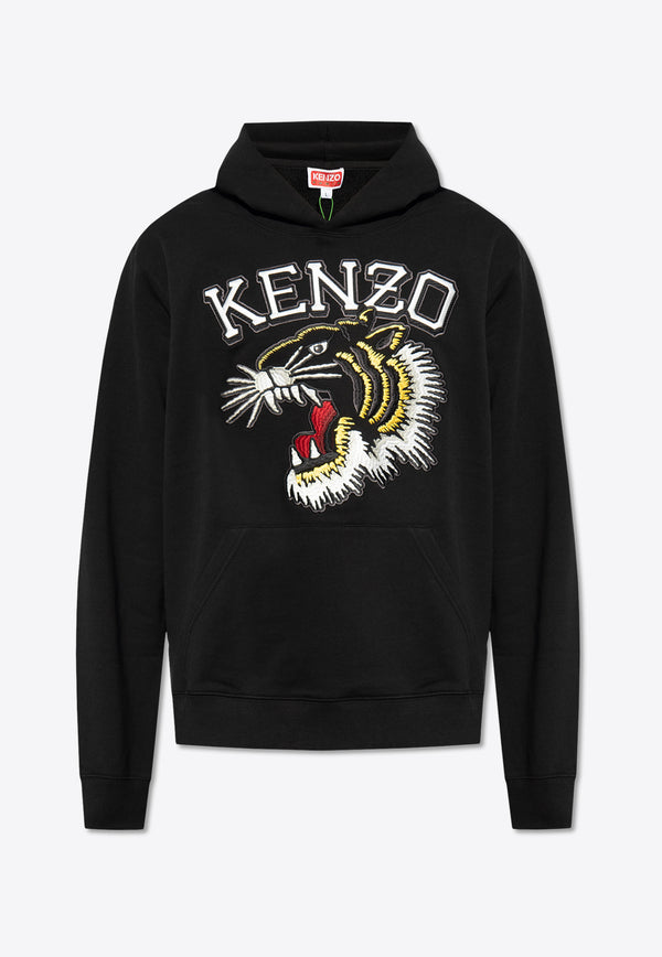 Kenzo Logo-Printed Hooded Sweatshirt FE55SW186 4MF-99J