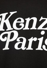 Kenzo Logo-Printed Crewneck Sweatshirt FE55SW146 4MG-99J