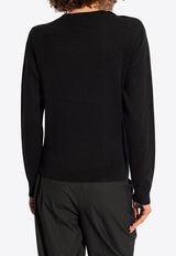 GANNI Butterfly-Buttons Wool Blend Sweater K2058 2600-099
