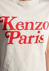 Kenzo Logo-Printed Crewneck T-shirt FE52TS118 4SO-02