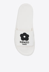 Kenzo Pool Logo-Patterned Slides FE52MU110 P51-02