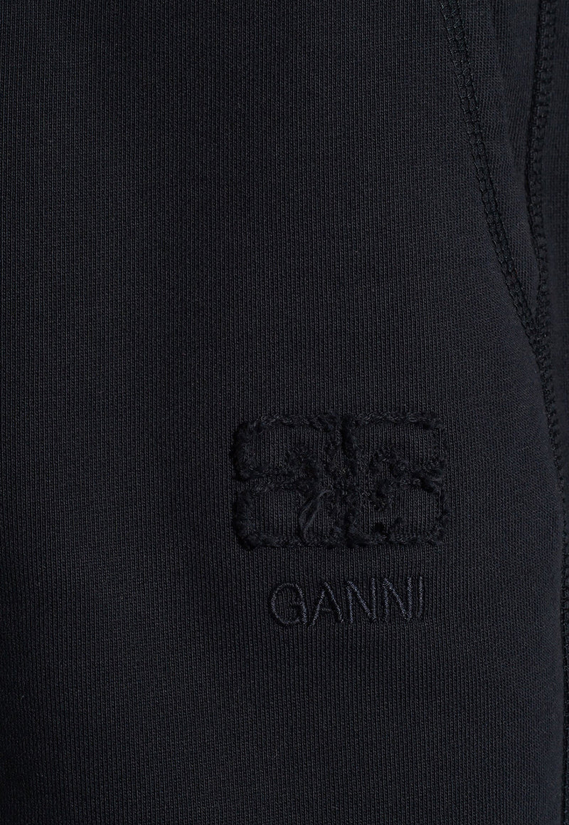 GANNI Logo-Embroidered Track Pants T3757 3654-683