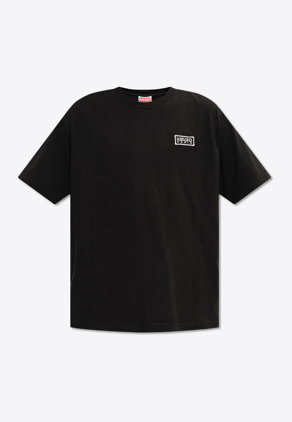 Kenzo Logo Embroidered Short-Sleeved T-shirt FE55TS184 4SG-99J