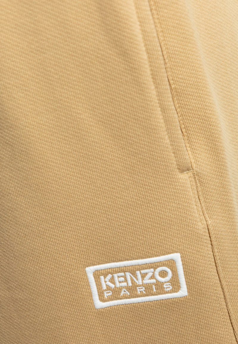 Kenzo Logo Embroidered Track Pants FE55PA809 4MG-12