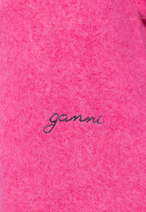 GANNI Open-Back Brushed Sweater K2128 2592-072