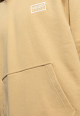 Kenzo Logo Embroidered Hooded Sweatshirt FE55SW182 4MG-12