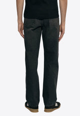 Loewe Washed Straight-Leg Jeans H526Y11W29 0-WASHED BLACK