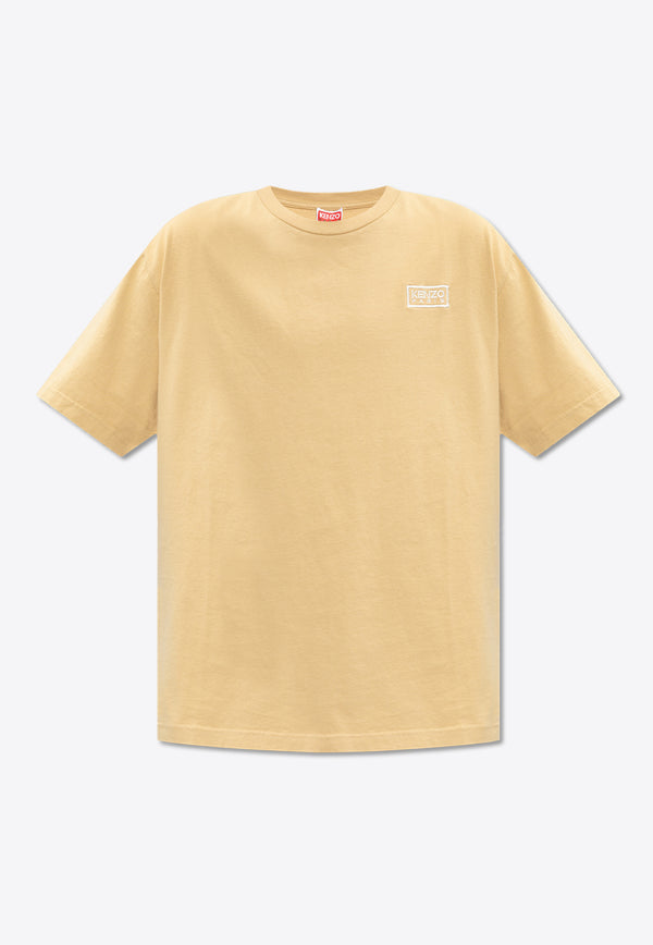 Kenzo Logo Embroidered Short-Sleeved T-shirt FE55TS184 4SG-12
