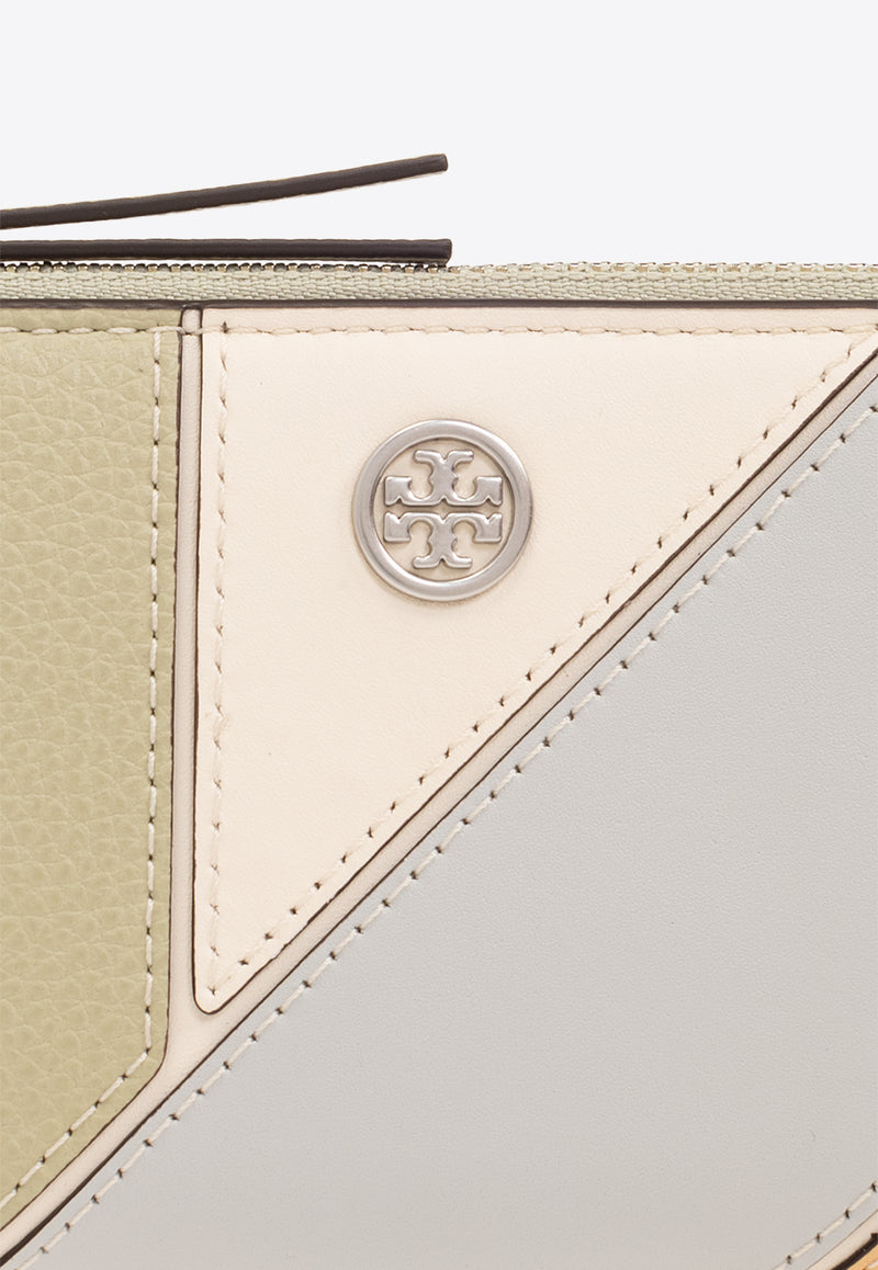 Tory Burch Robinson Color-Block Leather Wallet 154913 0-020