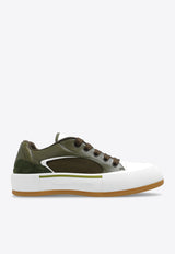 Alexander McQueen Skate Deck Plimsoll Sneakers Green 777242 W4SS3-3479