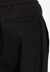 Alexander McQueen Elasticated Waist Track Pants Black 774187 QSAAW-1000