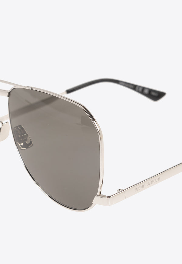 Saint Laurent Aviator-Framed Metal Sunglasses 779848 Y9902-8100