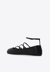 Alexander McQueen Strappy Leather Ballet Flats

 Black 780745 WIEN5-1000