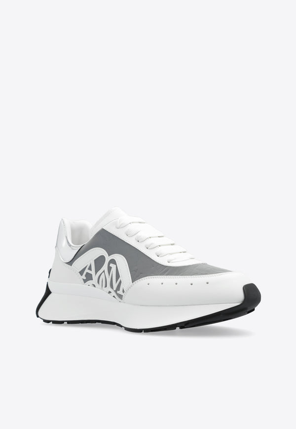 Alexander McQueen Sprint Runner Low-Top Sneakers White 781510 W4XL1-1224